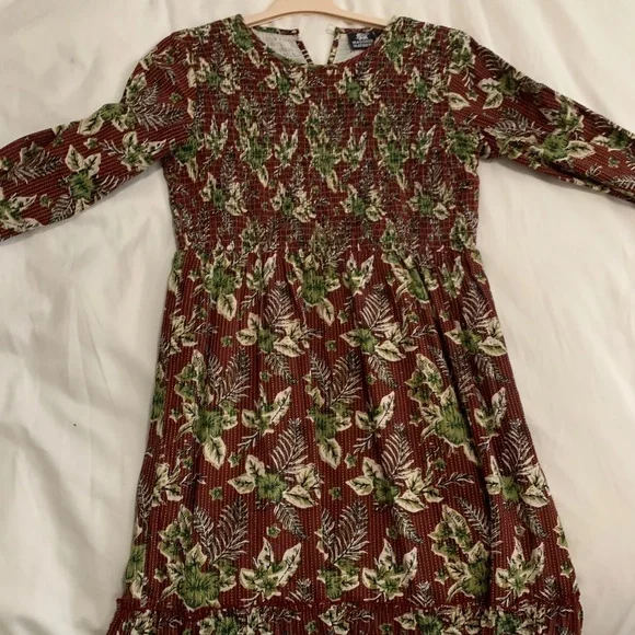Madison Mathews | Dresses | Block Print Dress Madison Mathews Block Print  Midi Dress Medium